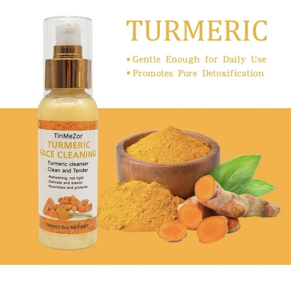 NIB TinMeZorTurmeric Facial Cleanser 3.5oz